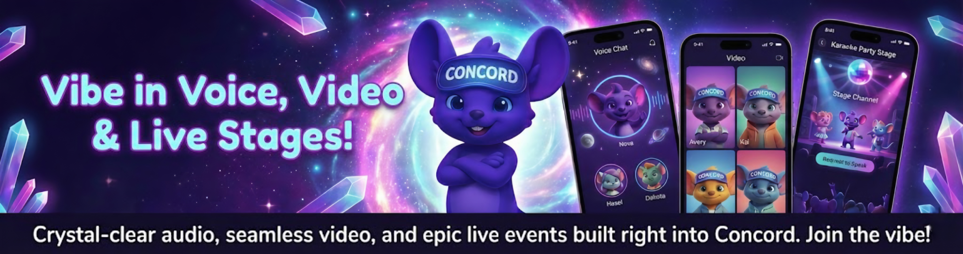 Voice, Video, and Stage Channels